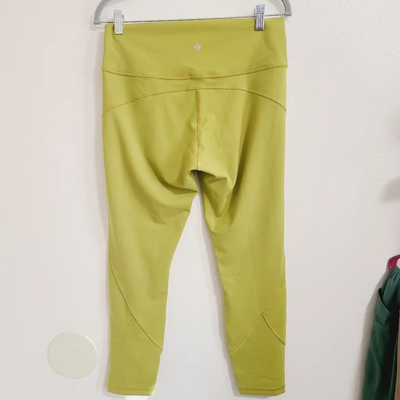 Lululemon Yellow In Movement Tight 25" *Everlux - Picture 4 of 8